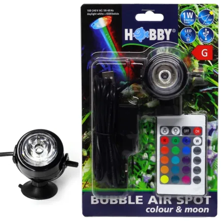 Розпилювач з LED освітленням Hobby Bubble Air Spot colour & moon (00677)