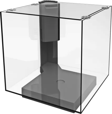 Акваріум скляний з підставкою чорний SF QUBIQ 15 BLACK EMPTY TANK + BASE (A4050741)