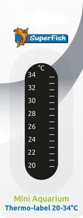Термометр-наклейка акваріумний SF AQUARIUM THERMO LABEL 20-34°C (A4060504)