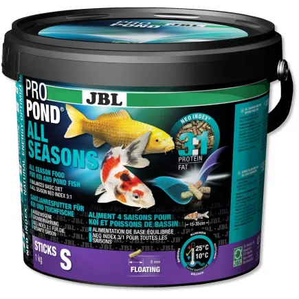 JBL корм ProPond Всі сезони S 1kg , 41245