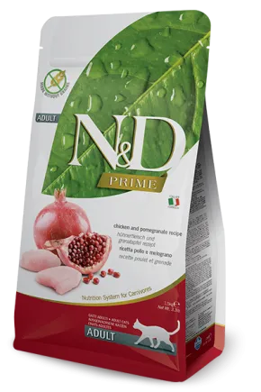Беззерновий сухий корм Farmina GRAIN FREE для дорослих кішок (курка/гранат), 5 кг