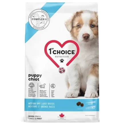 1st Choice Puppy Medium and Large ФЕСТ ЧОЙС ЦУЦЕНЯ СЕРЕДНІХ ВЕЛИКИХ сухий суперпреміум корм для цуценят середніх і великих порід 12 кг