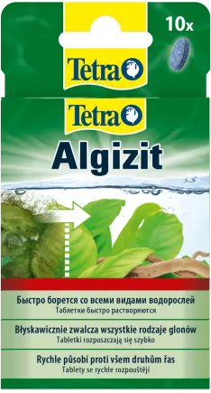 Засіб Tetra Algizit проти водоростей в акваріумі, 10 таблеток на 200 л
