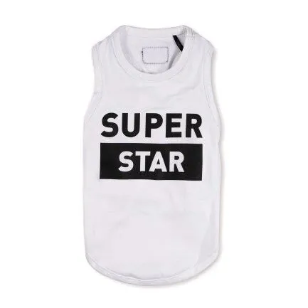 Борцівка Pet Fashion «Superstar» для собак, розмір XS2, біла