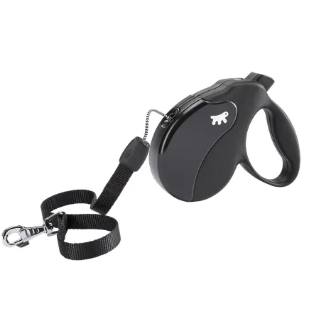 Ferplast AMIGO M CORD BLACK Рулетка-поводок зі шнуром