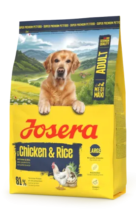Сухий корм для собак Josera Chicken & Rice Adult Medi/Maxi (Large Breed) 3 кг