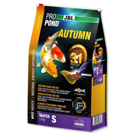 Осінній корм JBL ProPond Autumn S для невеликих кої, 1.5 кг