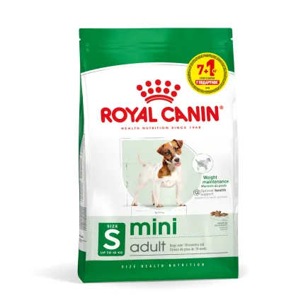 Сухий корм Royal Canin MINI ADULT для дорослих собак малих порід 7кг+1кг