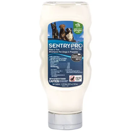 Sentry Pro Green Tea & Ginger Shampoo СЕНТРІ ПРО ІМБИР шампунь від бліх і кліщів для собак 0,532 л