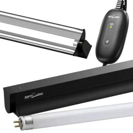 Світильник з лампою T5 Repti-Zoo Lighting Combo Smart KIT 10.0 UVB 8W 31.5 см (ZAT2808ST) для рептилій
