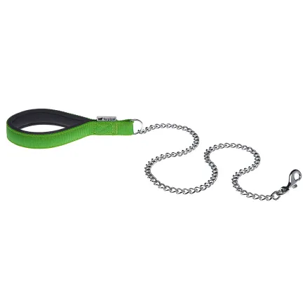 Ferplast DAYTONA GM25/100 VERDE CHROME Повідець для собак з металевим ланцюжком