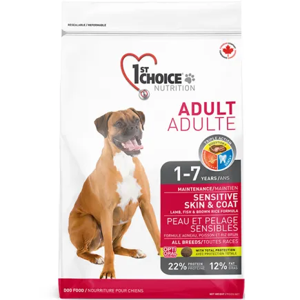 1st Choice Adult Sensitive Lamb&Fish ФЕСТ ЧОЙС ДОРОСЛИЙ ЯГНЯ РИБА сухий суперпреміум корм для собак 15 кг