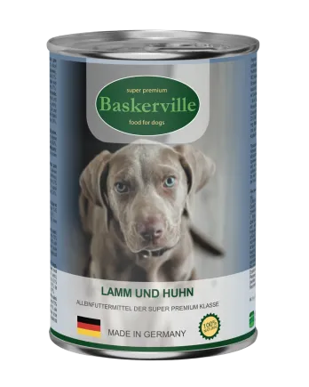 Baskerville Консерви для собак. Ягня та півень 400 г