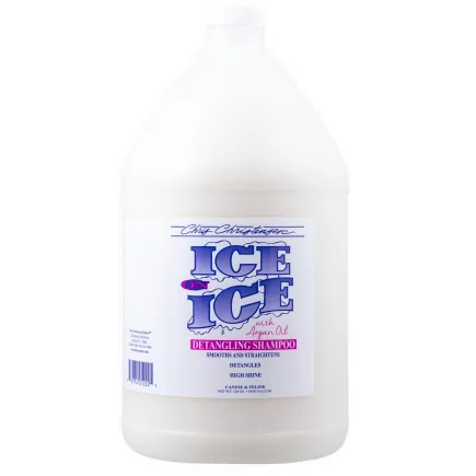 Шампунь для собак і котів Chris Christensen Ice on Ice для розплутування шерсті, 3,8 л