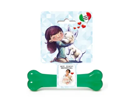 Іграшка-кістка для собак "Slurpy-Toy 1", 12x3,5x2 см