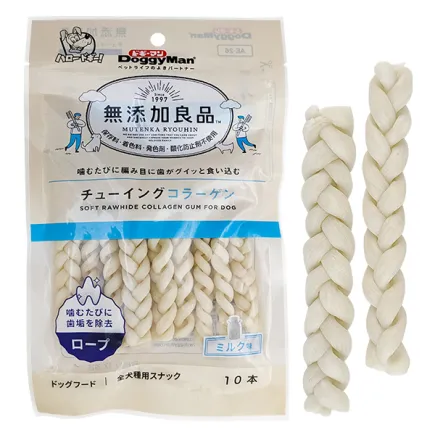 DoggyMan Collagen Gum Twist ДОГГІМЕН КОСИЧКА З КОЛАГЕНОМ жувальні ласощі для собак 0,09 кг