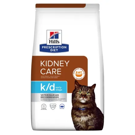 Hill’s Prescription Diet k/d Early Stage Сухий корм для котів для підтримання функції нирок на ранній стадії захворювання, 1,5 кг