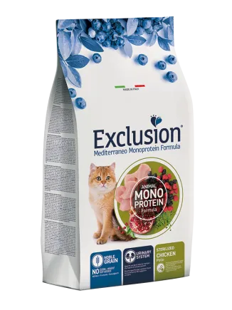 Exclusion Sterilized Chicken корм для стерилізованих котів з куркою 12 кг