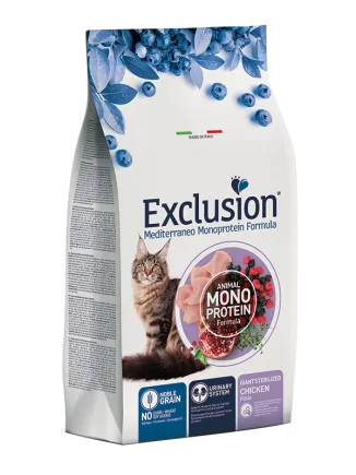 Exclusion Sterilized Giant Chicken корм для стерилізованих котів великих порід з куркою 300 г