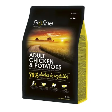 Сухий корм Profine Adult для дорослих собак всіх порід, з куркою та картоплею, 3 кг