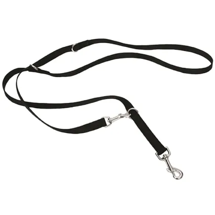 Coastal Multi-Function Dog Leash КОСТАЛ ПЕРЕСТІБКА універсальний повідець для собак Чорний
