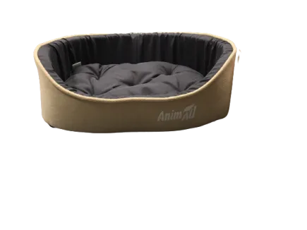 Лежанка AnimAll Aurora Grey Beige, сіро-бежевий, 53×42×16