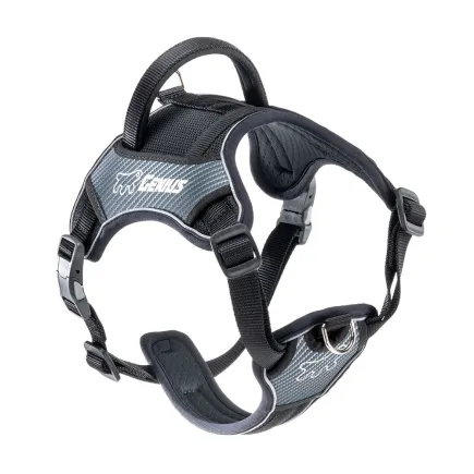 Ferplast GENIUS MEDIUM BLACK HARNESS нейлонова шлея для тварин чорна