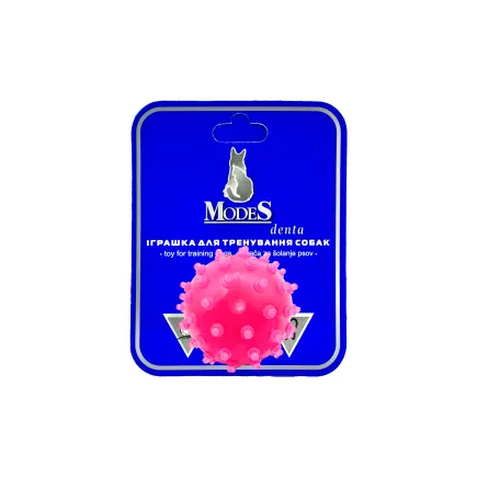 М'яч Міна рожевий розмір XS-4 см, Дента (Denta) іграшка для собак MODES