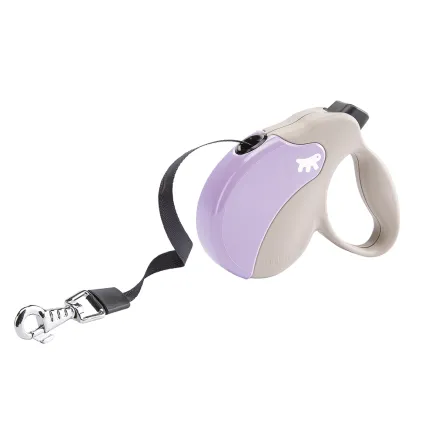 Ferplast AMIGO S TAPE BEIGE-PURPLE Рулетка-поводок зі стрічкою