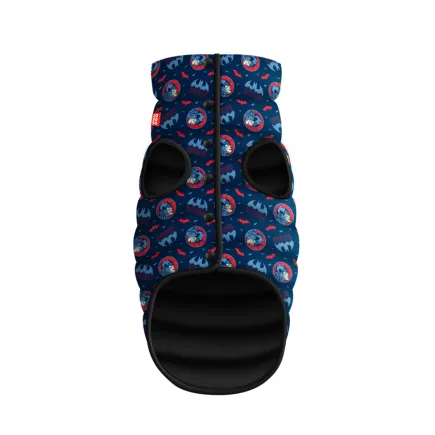 Курточка для собак WAUDOG Clothes з малюнком "Бетмен червоно-блакитний", S30, В 58-62 см, С 42-46 см