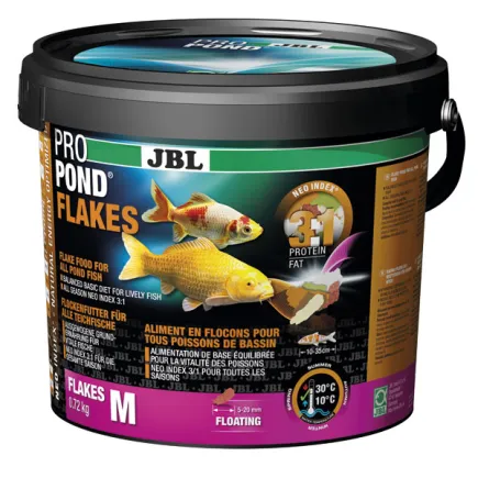 JBL (ДжБЛ) ProPond Flakes корм пластівці для всіх видів ставкової риби M, 720г.