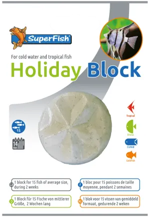 Корм довгострокової дії для риб SUPERFISH HOLIDAY FOOD 1 PC (A3060010)