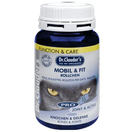 Вітамінно-мінеральний комплекс для котів Dr.Clauder's Mobil & Fit Joint Rolls для кісток, зв'язок та суглобів, 100 г