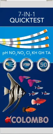 Тест-смужки для тестування акваріумної води COLOMBO AQUA QUICKTEST 6-50 STRIPS (A5020290)