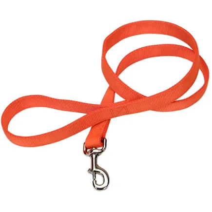 Coastal for Hunting Dogs Double-Ply Leash КОСТАЛ ДАБЛ-ПЛАЙ подвійний світловідбивний повідець для собак Помаранчевий