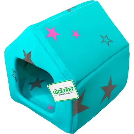 Будиночок Джессі №2 Бірюзовий Lucky Pet, 34x39x38