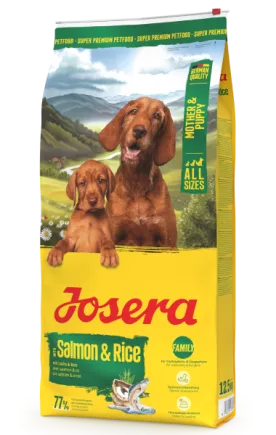 Корм для собак Josera Mother & Puppy Salmon & Rice All Sizes (Family Plus) 12,5 кг