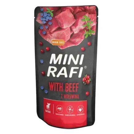 Dolina Noteci Rafi Mini Вологий корм з яловичиною для дорослих собак малих порід, 150г