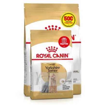 Сухий корм Royal Canin YORKSHIRE ADULT для дорослих собак породи Йоркшир-тер'єр 1,5 кг + 500 г