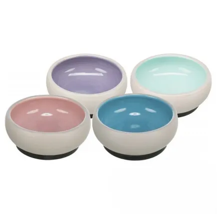 Миска Trixie керамічна з гумовою кромкою, 0.6 л/14 см