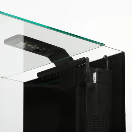 Акваріумний набір BlackCube 30 літрів, з чорною задньою стінкою, 31х31х31 см, скло 4 мм — Фото 5
