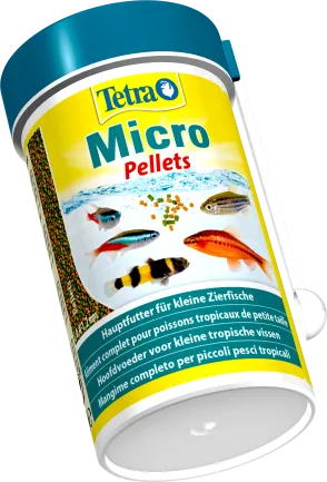 Корм Tetra Micro Pellets для акваріумних дрібних рибок, 100 мл (гранули) — Фото 1