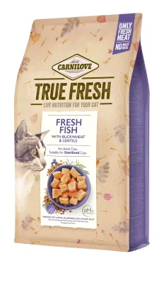 Сухий корм Carnilove True Fresh Cat для для дорослих котів, з рибою, 340 г