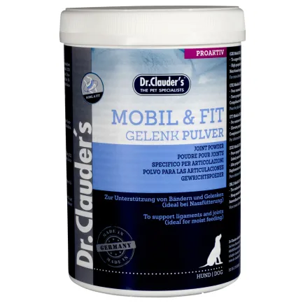 Вітамінно-мінеральний комплекс для собак Dr.Clauder’s Mobil &amp; Fit Joint Powder для зміцнення зв'язок та суглобів, 500 г, порошок