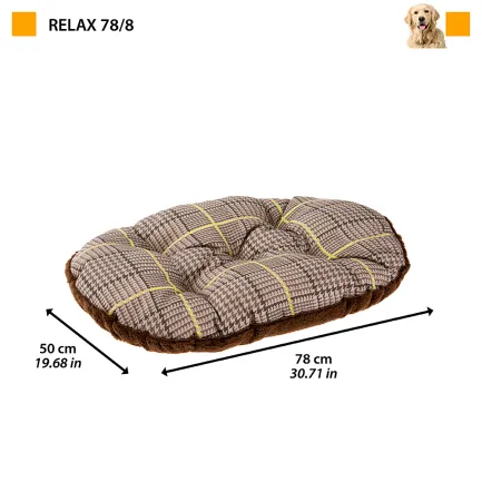 Ferplast RELAX 78/8F C Подушка, бавовна+хутр — Фото 1
