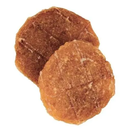 Ласощі для собак Half&amp;Half у формі м'ясних монеток з качкою, 100 г — Фото 1