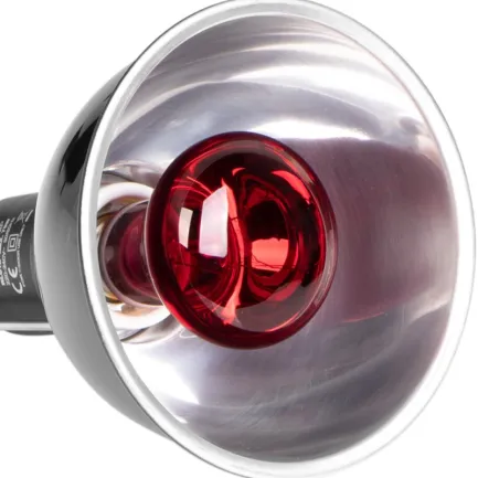 Світильник глибокий рефлекторний Terrario Biosphere Light 75W для локального обігріву тераріумів з керамічним патроном E27 — Фото 7