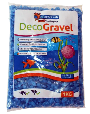 Декоративний гравій SF DECO GRAVEL NEON BLUE 1 KG (A8050010) — Фото 1