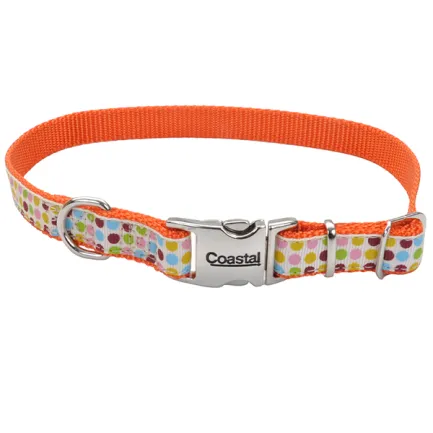 Coastal Pet Attire Ribbon КОСТАЛ РІББОН нашийник для собак, 1.6х30см Крапка