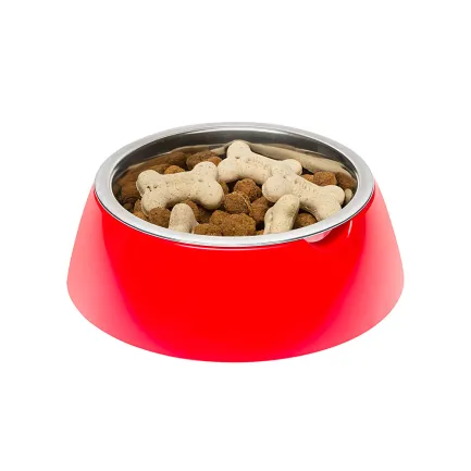 Ferplast JOLIE SM RED BOWL Годівниця, пластик, метал — Фото 3